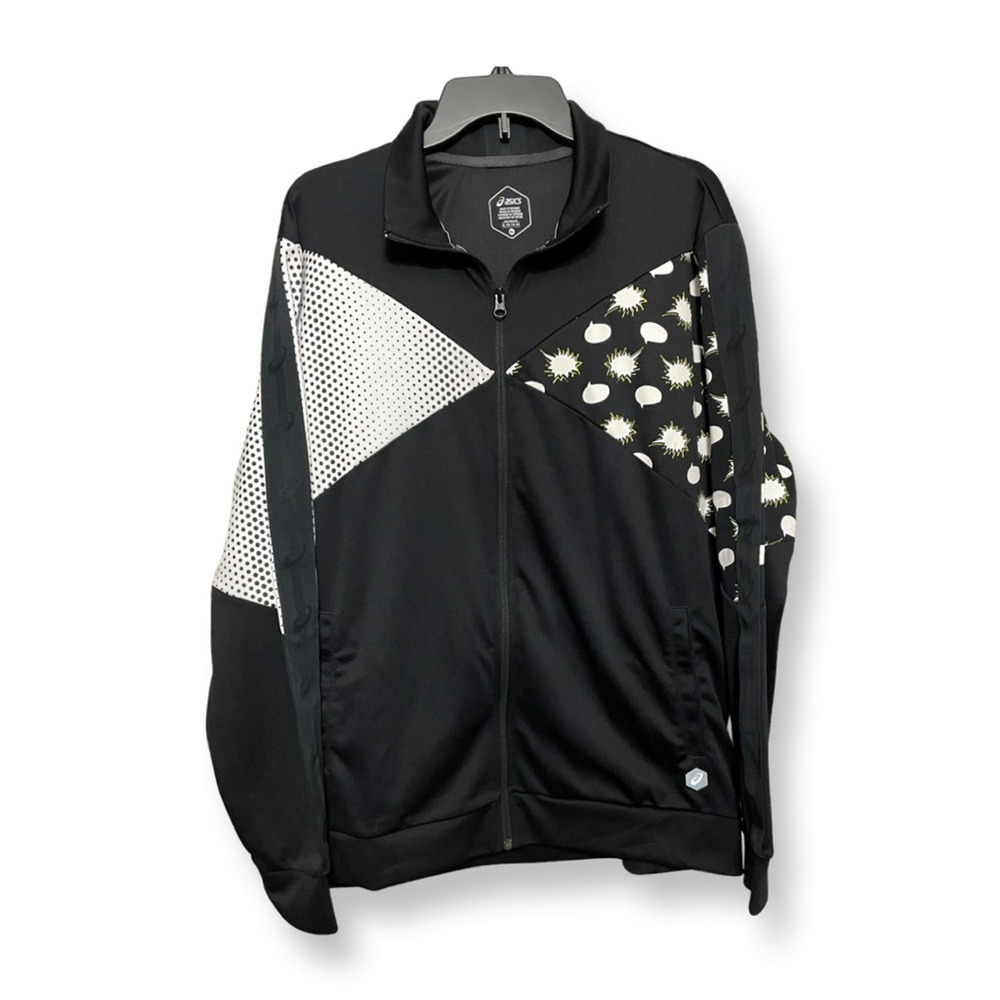 ASICS Men’s Black Graphic Track Jacket